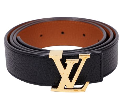 louis vuitton belt brown and gold|louis vuitton belt men black.